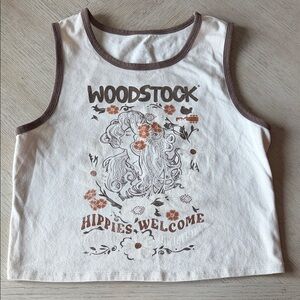 Woodstock Hippies Welcome Tank Top
